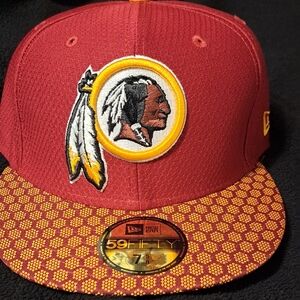 Vintage Washington red skins fitted cap size 7 5/8